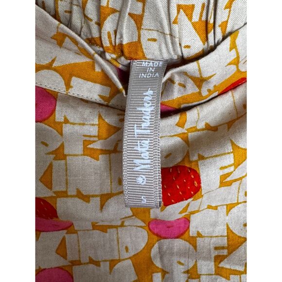 Matilda Jane Skirt Orange Pink "One of a Kind" Dot Graphic Print Cotton - Picture 7 of 8